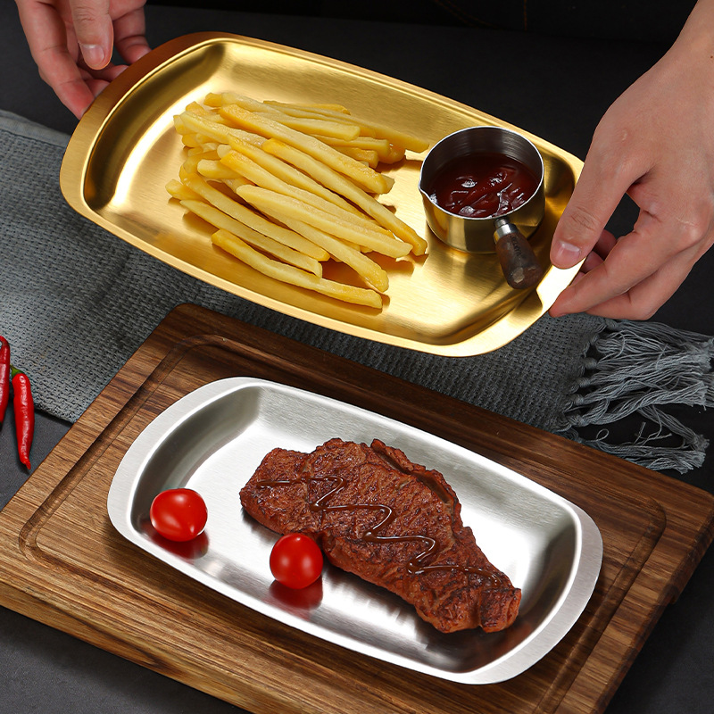 Piatto da pranzo opaco in acci - Food Snacks In Korea recensione e prezzo